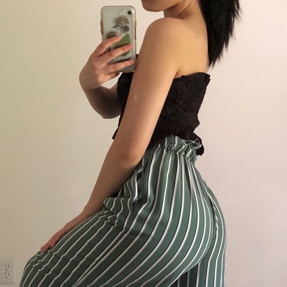 Zara Pants - 🌱zara striped culottes 🌿